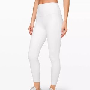 Size 2 Lululemon Align Leggings - White